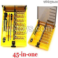 HBX 905A TWISTER Parts Screws Driver-45-IN-1 Package.HaiBoXing 905A Replacement Accessories.