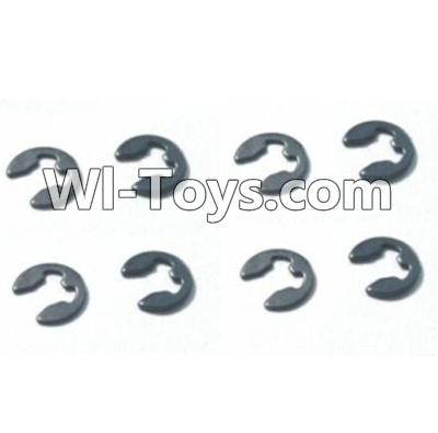 HBX T6 E-Clip-4mm(8pcs) Parts H152,HaiBoXing HBX T6 1/6 RC Desert Buggy Parts,hbx T6 Hammerhead Parts