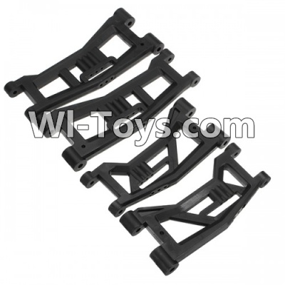 HBX T6 Front and Rear Suspension Lower Arms,Swing arm(Total 4pcs) Parts TS036,HaiBoXing HBX T6 1/6 RC Desert Buggy Parts,hbx T6 Hammerhead Parts