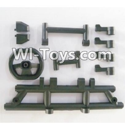 HBX T6 Servo Retainer+Bumper Braces Parts TS045,HaiBoXing HBX T6 1/6 RC Desert Buggy Parts,hbx T6 Hammerhead Parts