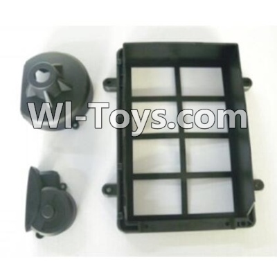 HBX T6 Battery Compartment+Spur Gear Box Housing Parts TS047,HaiBoXing HBX T6 1/6 RC Desert Buggy Parts,hbx T6 Hammerhead Parts