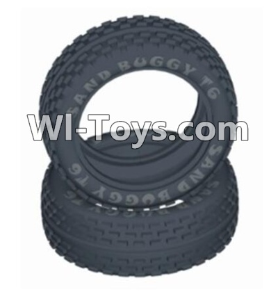 HBX T6 Front Tire(Sponge Inserted),Front tire lether(2pcs) Parts TS056-02,HaiBoXing HBX T6 1/6 RC Desert Buggy Parts,hbx T6 Hammerhead Parts
