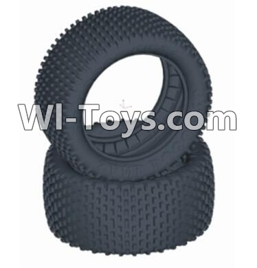 HBX T6 Rear Tires(Sponge Inserted),Rear tire lether(2pcs) Parts TS057,HaiBoXing HBX T6 1/6 RC Desert Buggy Parts,hbx T6 Hammerhead Parts