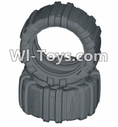 HBX T6 Front or Rear Concept Sand Tire(Sponge Inserted)-2pcs Parts TS060,HaiBoXing HBX T6 1/6 RC Desert Buggy Parts,hbx T6 Hammerhead Parts
