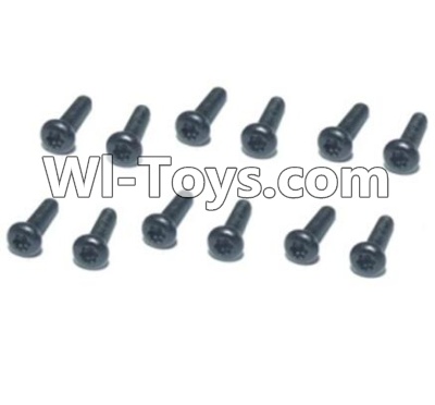 HBX T6 Hex. Recessed Pan Head Screws(TMH03x8mm)-12pcs Parts TS200,HaiBoXing HBX T6 1/6 RC Desert Buggy Parts,hbx T6 Hammerhead Parts