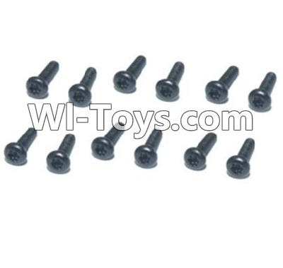 HBX T6 Hex. Recessed Pan Head Screws(TMH03x10mm)-12pcs Parts TS201,HaiBoXing HBX T6 1/6 RC Desert Buggy Parts,hbx T6 Hammerhead Parts