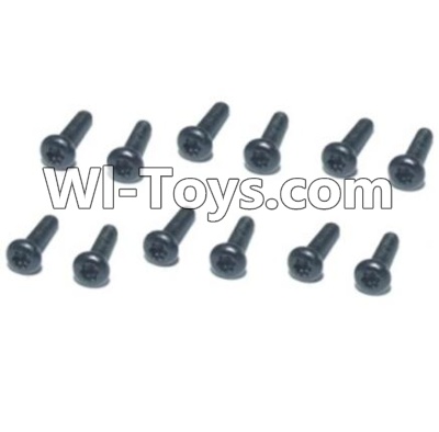 HBX T6 Hex. Recessed Pan Head Screws(TMH03x30mm)-12pcs Parts TS204,HaiBoXing HBX T6 1/6 RC Desert Buggy Parts,hbx T6 Hammerhead Parts