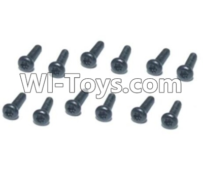 HBX T6 Hex. Recessed Pan Head Screws(TMH03x25mm)-12pcs Parts TS205,HaiBoXing HBX T6 1/6 RC Desert Buggy Parts,hbx T6 Hammerhead Parts