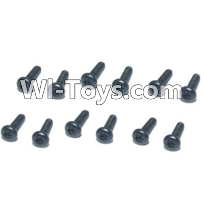 HBX T6 Hex. Recessed Pan Head Screws(TMH04x12mm)-12pcs Parts TS208,HaiBoXing HBX T6 1/6 RC Desert Buggy Parts,hbx T6 Hammerhead Parts