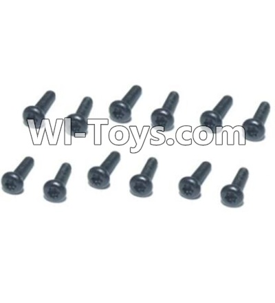 HBX T6 Hex. Recessed Pan Head Self Tapping Screws(TMH04x12mm)-12pcs Parts TS212,HaiBoXing HBX T6 1/6 RC Desert Buggy Parts,hbx T6 Hammerhead Parts