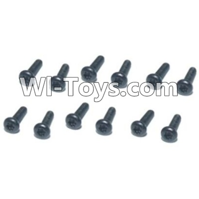 HBX T6 Hex. Recessed Pan Head Self Tapping Screws(TMH04x16mm)-12pcs Parts TS213,HaiBoXing HBX T6 1/6 RC Desert Buggy Parts,hbx T6 Hammerhead Parts
