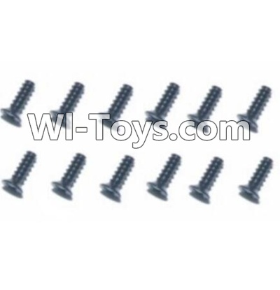 HBX T6 Hex. Recessed Countsunk Screws(FMH03x10mm)-12pcs Parts TS216,HaiBoXing HBX T6 1/6 RC Desert Buggy Parts,hbx T6 Hammerhead Parts