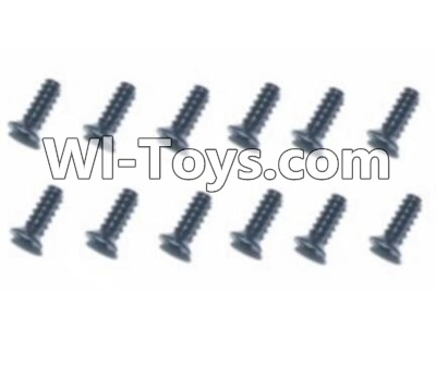 HBX T6 Hex. Recessed Countsunk Self Tapping Screws(FBH04x12mm)-12pcs Parts TS219,HaiBoXing HBX T6 1/6 RC Desert Buggy Parts,hbx T6 Hammerhead Parts
