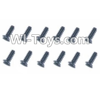 HBX T6 Hex. Recessed Countsunk Self Tapping Screws(FBH04x25mm)-12pcs Parts TS221,HaiBoXing HBX T6 1/6 RC Desert Buggy Parts,hbx T6 Hammerhead Parts