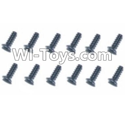 HBX T6 Hex. Recessed Countsunk Screws(FMH04x10mm)-12pcs Parts TS222,HaiBoXing HBX T6 1/6 RC Desert Buggy Parts,hbx T6 Hammerhead Parts