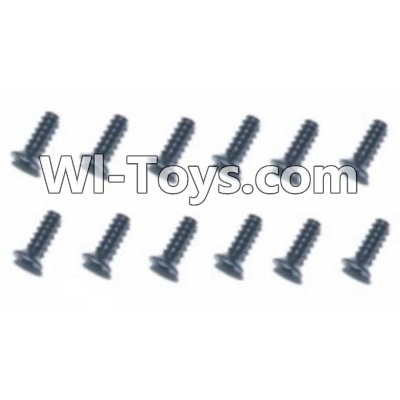 HBX T6 Hex. Recessed Countsunk Screws(FMH03x22mm)-12pcs Parts TS229,HaiBoXing HBX T6 1/6 RC Desert Buggy Parts,hbx T6 Hammerhead Parts