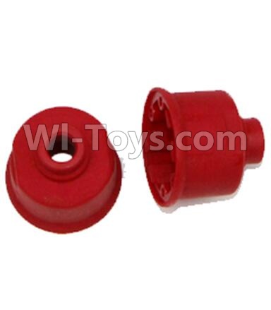 HuanQi 727 Parts-04-02 RP2014 Differential shell(2pcs)-Red,HuanQi 727 Rc Car Spare Parts Replacement Accessories,HQ727 HQ 727 1:10 Scale BRUSHED RC Racing Truck Parts rc off-road car Parts,Truck Car Parts