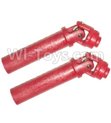 HuanQi 727 Parts-10-02 RP2018 the Drive shaft tube(2 set)-Red,HuanQi 727 Rc Car Spare Parts Replacement Accessories,HQ727 HQ 727 1:10 Scale BRUSHED RC Racing Truck Parts rc off-road car Parts,Truck Car Parts