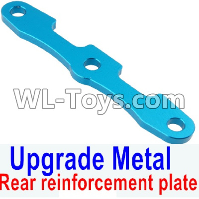 HuanQi 727 Parts-106-03 Upgrade Metal SLA004 Rear reinforcement plate,Rear metal swing arm holder-Blue,HuanQi 727 Rc Car Spare Parts Replacement Accessories,HQ727 HQ 727 1:10 Scale BRUSHED RC Racing Truck Parts rc off-road car Parts,Truck Car Parts