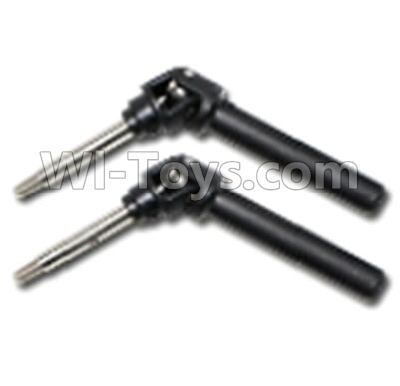 HuanQi 727 Parts-11-01 P2019 Front wheel drive shaft tube(2 set)-Black,HuanQi 727 Rc Car Spare Parts Replacement Accessories,HQ727 HQ 727 1:10 Scale BRUSHED RC Racing Truck Parts rc off-road car Parts,Truck Car Parts