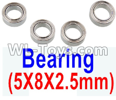 HuanQi 727 Parts-117-01 Bearing 5X8X2.5mm(4PCS),HuanQi 727 Rc Car Spare Parts Replacement Accessories,HQ727 HQ 727 1:10 Scale BRUSHED RC Racing Truck Parts rc off-road car Parts,Truck Car Parts