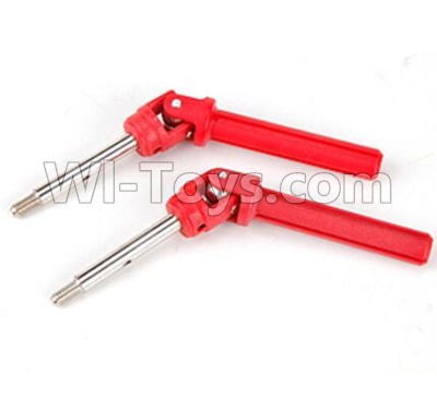 HuanQi 727 Parts-12-02 RP2020 Rear wheel drive shaft tube(2 set)-Red,HuanQi 727 Rc Car Spare Parts Replacement Accessories,HQ727 HQ 727 1:10 Scale BRUSHED RC Racing Truck Parts rc off-road car Parts,Truck Car Parts