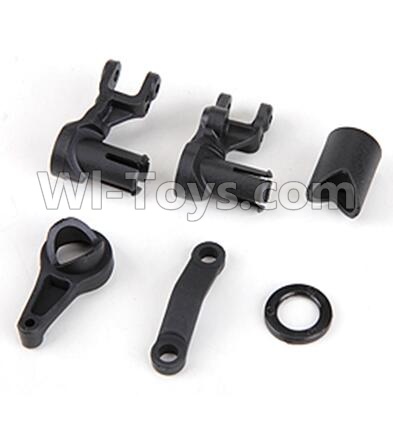 HuanQi 727 Parts-21-01 P2029 Steering buffer assembly-Black,HuanQi 727 Rc Car Spare Parts Replacement Accessories,HQ727 HQ 727 1:10 Scale BRUSHED RC Racing Truck Parts rc off-road car Parts,Truck Car Parts
