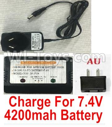 HuanQi 727 Parts-51-03 E9391 7.4V LI-ION Charger and Balance chager(AU Version Plug),HuanQi 727 Rc Car Spare Parts Replacement Accessories,HQ727 HQ 727 1:10 Scale BRUSHED RC Racing Truck Parts rc off-road car Parts,Truck Car Parts