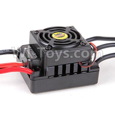 HuanQi 727 Parts-53-02 E9573 Waterproof brushless ESC(45A With Fan),HuanQi 727 Rc Car Spare Parts Replacement Accessories,HQ727 HQ 727 1:10 Scale BRUSHED RC Racing Truck Parts rc off-road car Parts,Truck Car Parts