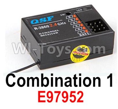 HuanQi 727 Parts-56-03 E9752 2.4G Circuir board,Receiver board,Can only be used for E9753 Transmitter,HuanQi 727 Rc Car Spare Parts Replacement Accessories,HQ727 HQ 727 1:10 Scale BRUSHED RC Racing Truck Parts rc off-road car Parts,Truck Car Parts