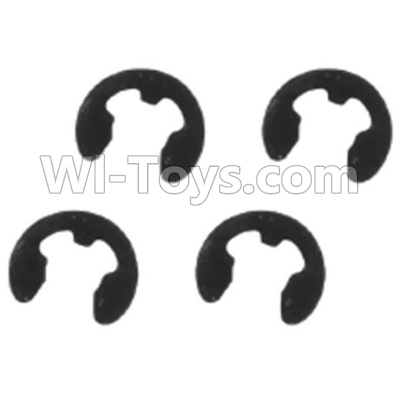 HuanQi 727 Parts-81 M5317 E-type ring(E2.5)-4pcs,HuanQi 727 Rc Car Spare Parts Replacement Accessories,HQ727 HQ 727 1:10 Scale BRUSHED RC Racing Truck Parts rc off-road car Parts,Truck Car Parts