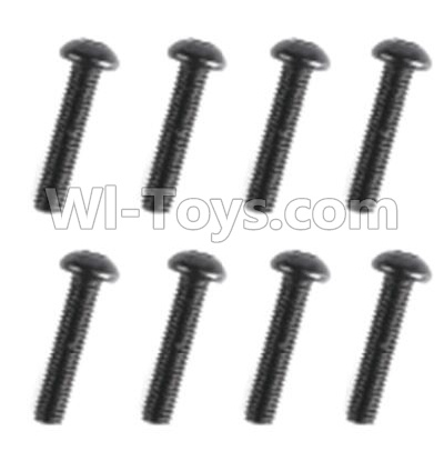 HuanQi 727 Parts-89-06 F5206 Inner-Hexagon haft-round head screws(8pcs)-M3X15mm,HuanQi 727 Rc Car Spare Parts Replacement Accessories,HQ727 HQ 727 1:10 Scale BRUSHED RC Racing Truck Parts rc off-road car Parts,Truck Car Parts