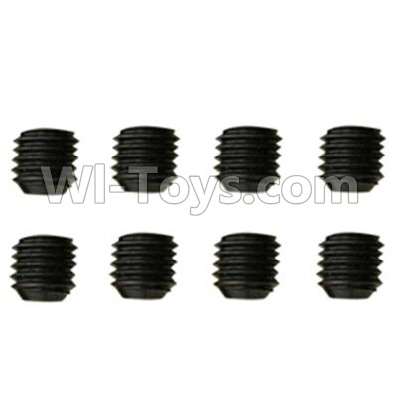 HuanQi 727 Parts-90-04 F5228 Hexagon socket screws(8pcs)-M3x3mm,HuanQi 727 Rc Car Spare Parts Replacement Accessories,HQ727 HQ 727 1:10 Scale BRUSHED RC Racing Truck Parts rc off-road car Parts,Truck Car Parts