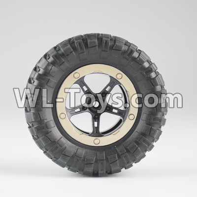 JJRC Q15 Car parts-02-02 Whole wheel unit(4pcs),JJRC Q15 RC 4WD Rock Crawler Spare parts Accessories,JJRC Q15 1:14 4WD High Speed Buggy Parts