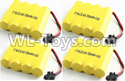 JJRC Q15 Car parts-03-03 4.8v 700mah Battery(4pcs),JJRC Q15 RC 4WD Rock Crawler Spare parts Accessories,JJRC Q15 1:14 4WD High Speed Buggy Parts