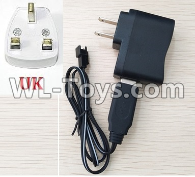 JJRC Q15 Car parts-04-04 USB Charger and convert charger-UK Version Plug,JJRC Q15 RC 4WD Rock Crawler Spare parts Accessories,JJRC Q15 1:14 4WD High Speed Buggy Parts