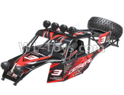 JJRC Q39 Body canopy-Whole desert Car canopy Assembly,desert Shell Assembly-Red-FY-CK03,JJRC Q39 Parts,JJRC Q39 highlander Parts