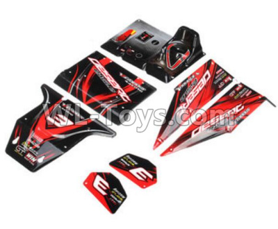 JJRC Q39 Body parts-Desert Car Surface Cover-Red-FY-CM03,JJRC Q39 Parts,JJRC Q39 highlander Parts