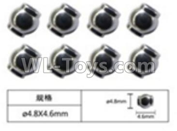 JJRC Q39 Ball head sleeve(8pcs)-4.8X4.6mm-W12056 ,JJRC Q39 Parts,JJRC Q39 highlander Parts