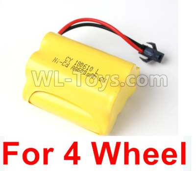 JJRC Q60 Battery-6V 600mah Battery Parts(1pcs)-Can only be used for 4 Wheel car,JJRC Q60 Parts,JJRC Q60 Upgrade parts