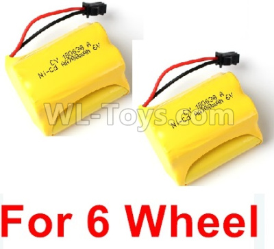 JJRC Q60 Battery-6V 700mah Battery Parts(2pcs)-Can only be used for 6 Wheel car,JJRC Q60 Parts,JJRC Q60 Upgrade parts