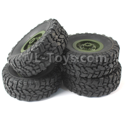 JJRC Q60 Wheel unit Parts(4pcs)-Green,JJRC Q60 Parts,JJRC Q60 Upgrade parts