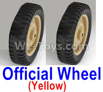 JJRC Q65 Wheel-Official Wheel Parts(2pcs)-Yellow,JJRC Q65 Parts,JJRC Q65 willys jeep Parts