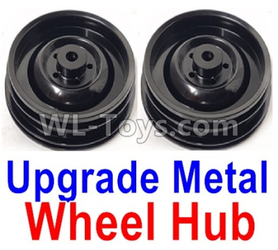 JJRC Q65 Upgrade Metal Wheel Hub Parts(2pcs)-Black,JJRC Q65 Parts,JJRC Q65 willys jeep Parts