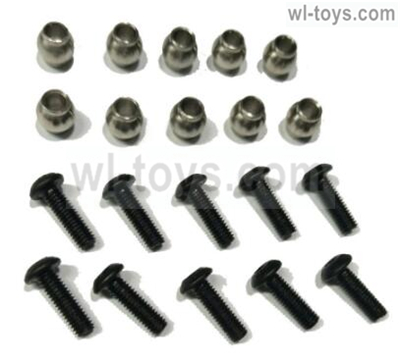 JLB Cheetah Metal ball head-5.8 Parts-EA1030,JLB Cheetah Parts,JLB cheetah 1/10 21101 RC Car Parts,JLB Racing Cheetah parts,JLB Racing 21101 parts