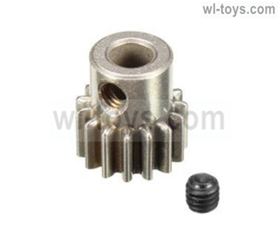 JLB Cheetah Metal 5MM motor teeth, 15T motor gear(1pcs) Parts-EA1040,JLB Cheetah Parts,JLB cheetah 1/10 21101 RC Car Parts,JLB Racing Cheetah parts,JLB Racing 21101 parts