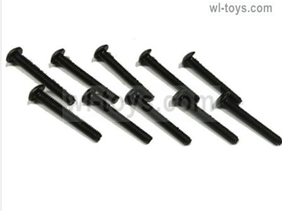 JLB Cheetah Screws Parts-PM3X20mm-10pcs Parts-SW013,JLB Cheetah Parts,JLB cheetah 1/10 21101 RC Car Parts,JLB Racing Cheetah parts,JLB Racing 21101 parts