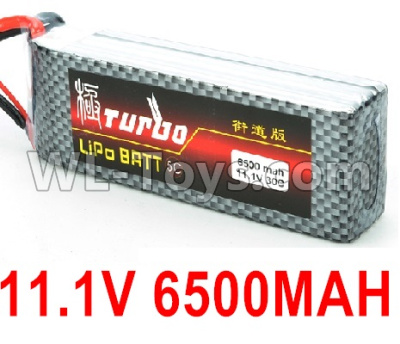 JLB Racing 11101 Spare Parts-Upgrade 11.1V 6500MAH Battery(1pcs)-3S Battery,JLB Racing 1:10 CHEETAH RC Truck Spare Parts Replacement Accessories,11101 1:10 Scale Brushless RC Racing Car Parts
