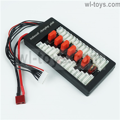 JLB Cheetah ParaBoard,Parallel charging Board with XT60 Plug,Upgrade 1-to-6 Conversion board Parts,JLB Cheetah Parts,JLB cheetah 1/10 21101 RC Car Parts,JLB Racing Cheetah parts,JLB Racing 21101 parts