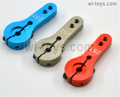 JLB Cheetah Upgade Metal 25T Metal servo arm(3pcs-1X Blue,1X Gray,1X Orange) Parts,JLB Cheetah Parts,JLB cheetah 1/10 21101 RC Car Parts,JLB Racing Cheetah parts,JLB Racing 21101 parts
